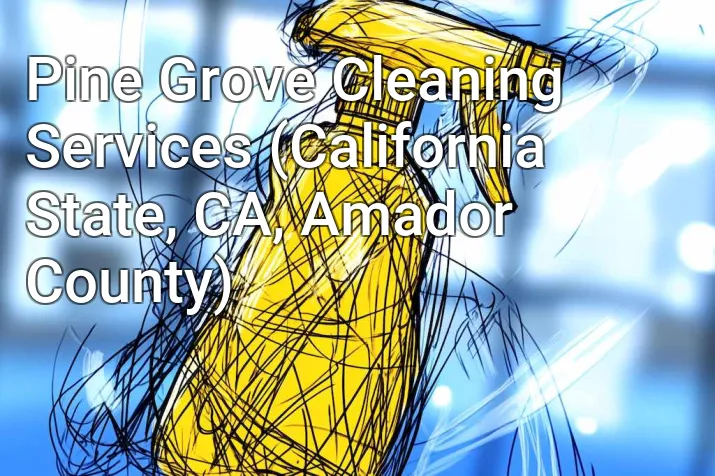 Pine Grove Cleaning Services (California State, CA, Amador County)