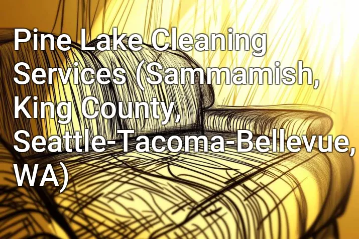Pine Lake Cleaning Services (Sammamish, King County, Seattle-Tacoma-Bellevue, WA)