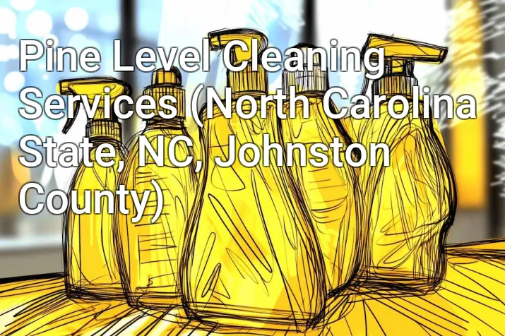 Pine Level Cleaning Services (North Carolina State, NC, Johnston County)