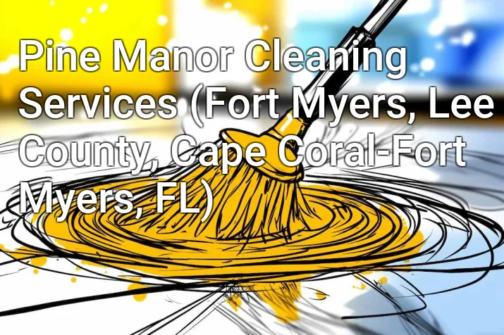 Pine Manor Cleaning Services (Fort Myers, Lee County, Cape Coral-Fort Myers, FL)