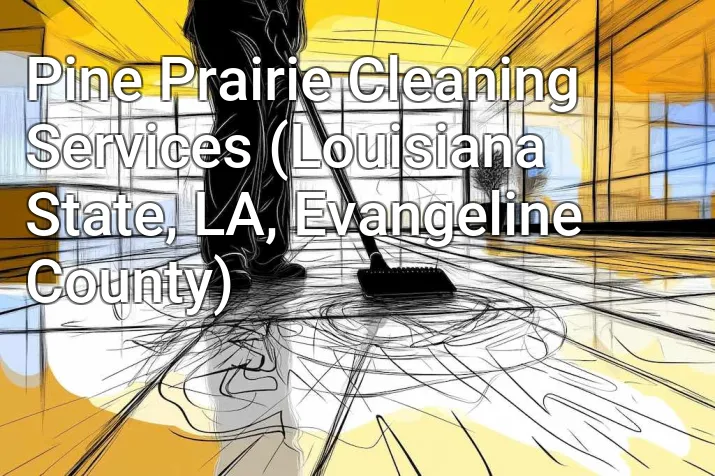 Pine Prairie Cleaning Services (Louisiana State, LA, Evangeline County)
