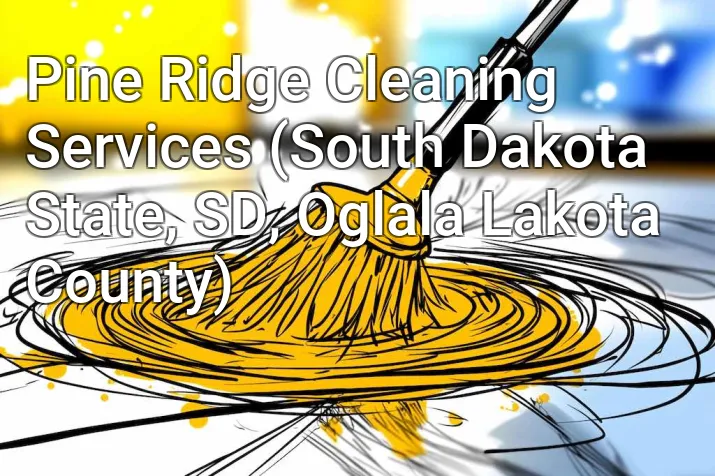 Pine Ridge Cleaning Services (South Dakota State, SD, Oglala Lakota County)