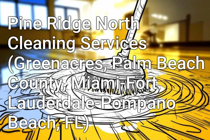 Pine Ridge North Cleaning Services (Greenacres, Palm Beach County, Miami-Fort Lauderdale-Pompano Beach, FL)
