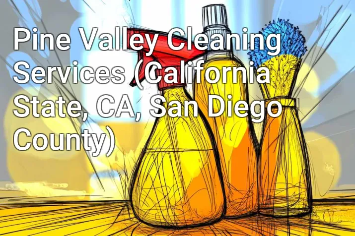 Pine Valley Cleaning Services (California State, CA, San Diego County)