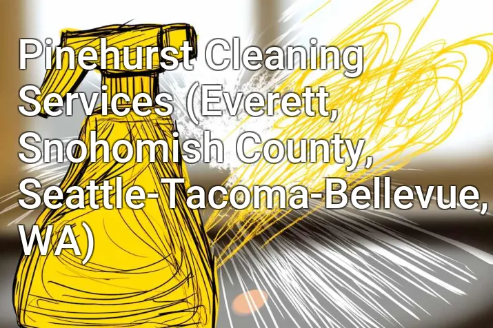 Pinehurst Cleaning Services (Everett, Snohomish County, Seattle-Tacoma-Bellevue, WA)