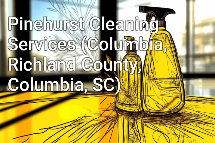 Pinehurst Cleaning Services (Columbia, Richland County, Columbia, SC)