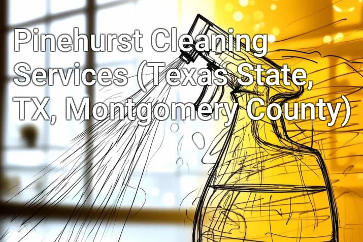 Pinehurst Cleaning Services (Texas State, TX, Montgomery County)