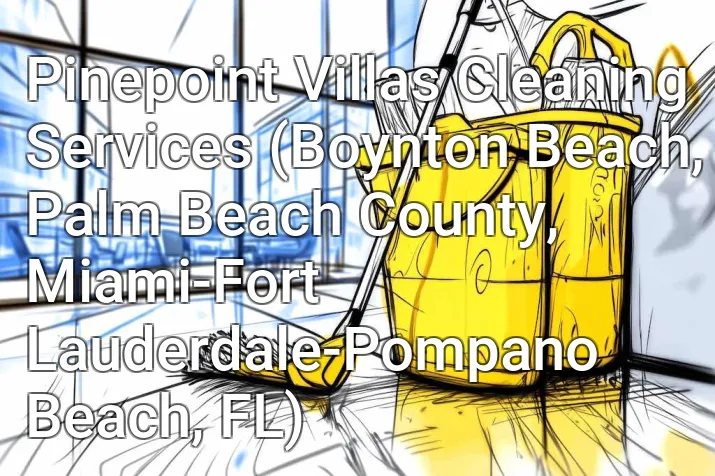 Pinepoint Villas Cleaning Services (Boynton Beach, Palm Beach County, Miami-Fort Lauderdale-Pompano Beach, FL)