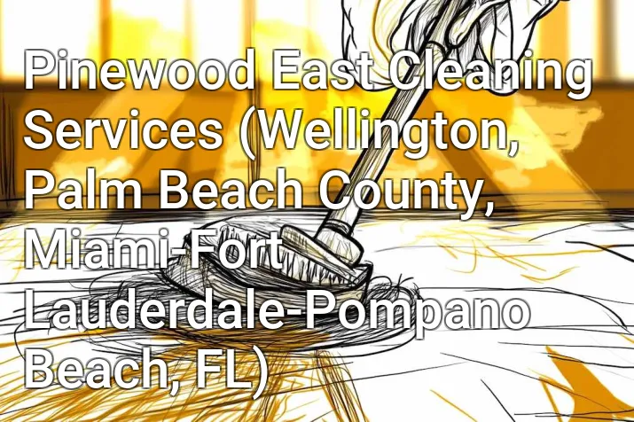 Pinewood East Cleaning Services (Wellington, Palm Beach County, Miami-Fort Lauderdale-Pompano Beach, FL)