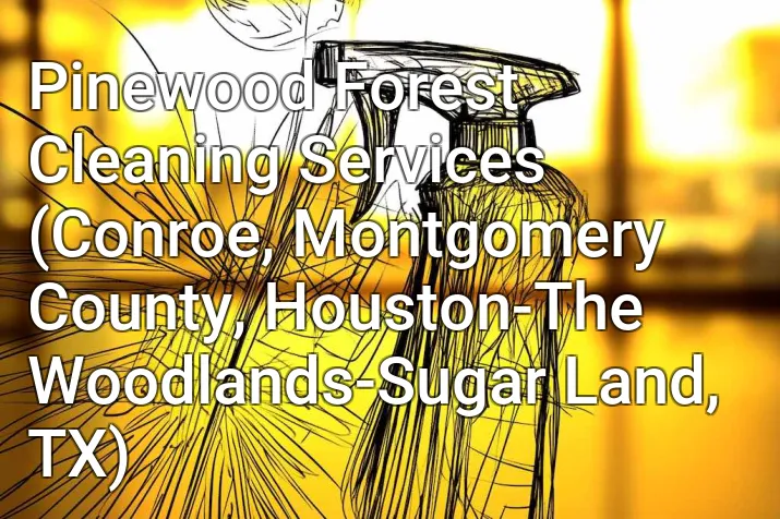 Pinewood Forest Cleaning Services (Conroe, Montgomery County, Houston-The Woodlands-Sugar Land, TX)