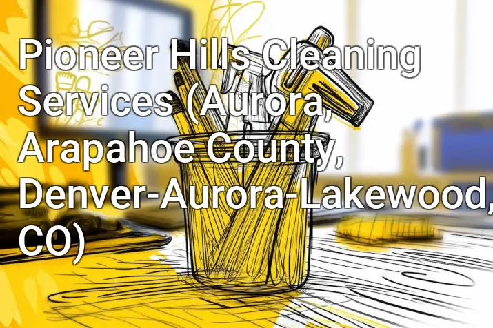 Pioneer Hills Cleaning Services (Aurora, Arapahoe County, Denver-Aurora-Lakewood, CO)