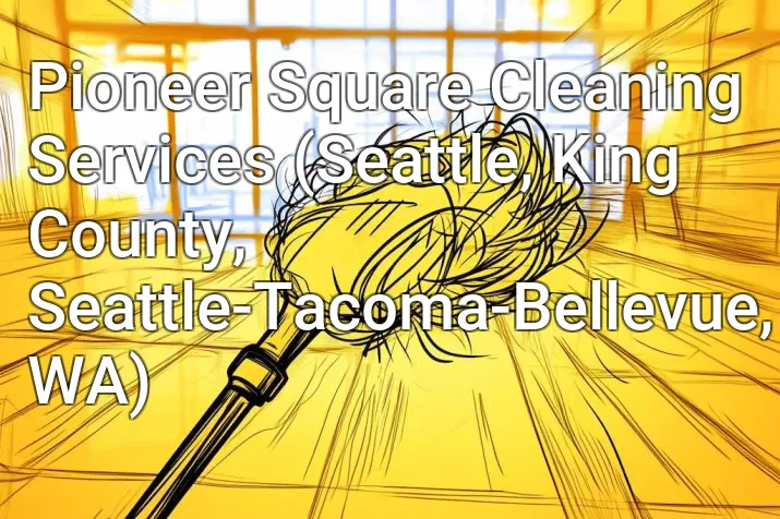 Pioneer Square Cleaning Services (Seattle, King County, Seattle-Tacoma-Bellevue, WA)