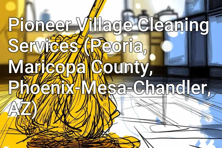 Pioneer Village Cleaning Services (Peoria, Maricopa County, Phoenix-Mesa-Chandler, AZ)