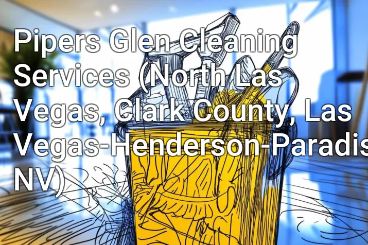 Pipers Glen Cleaning Services (North Las Vegas, Clark County, Las Vegas-Henderson-Paradise, NV)
