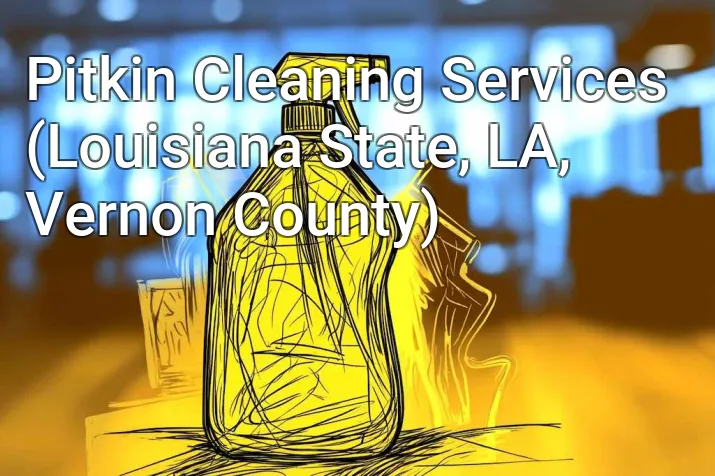 Pitkin Cleaning Services (Louisiana State, LA, Vernon County)