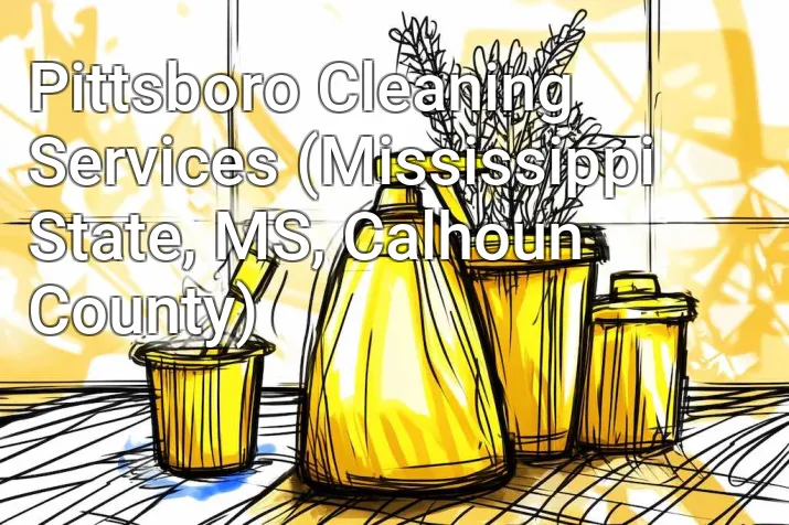 Pittsboro Cleaning Services (Mississippi State, MS, Calhoun County)