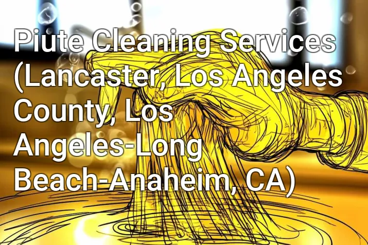 Piute Cleaning Services (Lancaster, Los Angeles County, Los Angeles-Long Beach-Anaheim, CA)