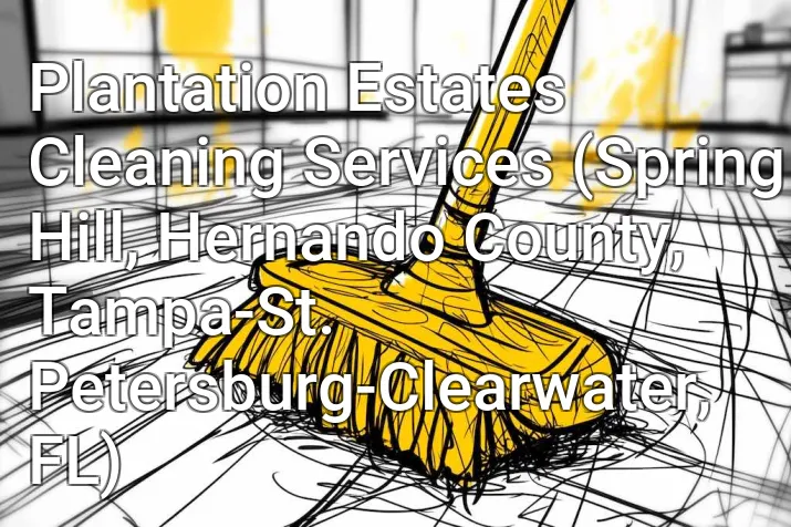 Plantation Estates Cleaning Services (Spring Hill, Hernando County, Tampa-St. Petersburg-Clearwater, FL)