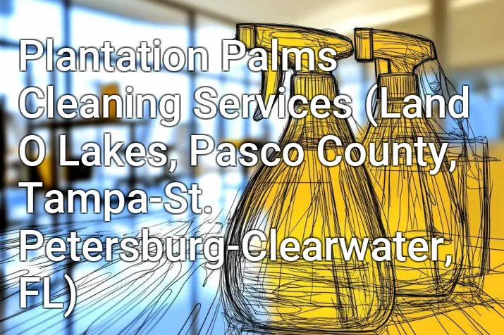 Plantation Palms Cleaning Services (Land O Lakes, Pasco County, Tampa-St. Petersburg-Clearwater, FL)