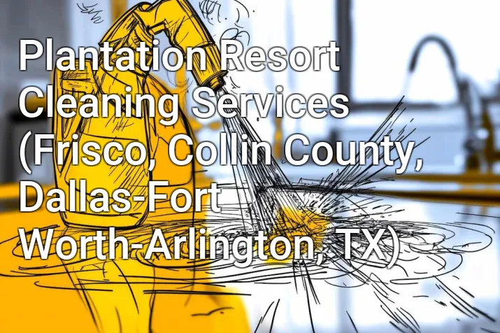 Plantation Resort Cleaning Services (Frisco, Collin County, Dallas-Fort Worth-Arlington, TX)