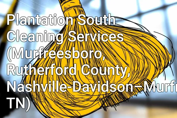Plantation South Cleaning Services (Murfreesboro, Rutherford County, Nashville-Davidson–Murfreesboro–Franklin, TN)