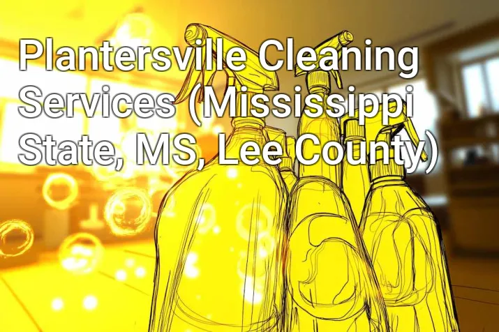 Plantersville Cleaning Services (Mississippi State, MS, Lee County)