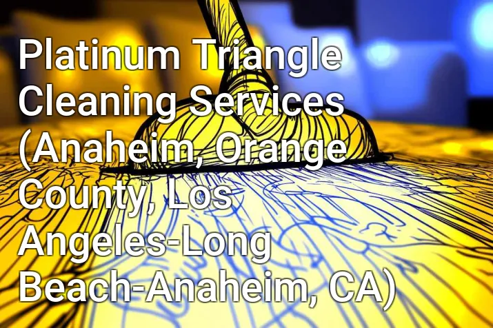 Platinum Triangle Cleaning Services (Anaheim, Orange County, Los Angeles-Long Beach-Anaheim, CA)