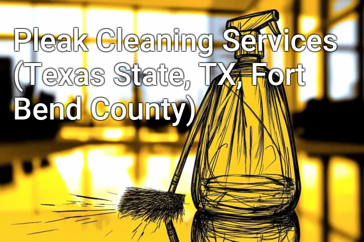 Pleak Cleaning Services (Texas State, TX, Fort Bend County)