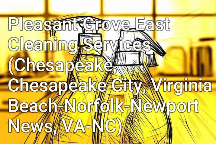 Pleasant Grove East Cleaning Services (Chesapeake, Chesapeake City, Virginia Beach-Norfolk-Newport News, VA-NC)