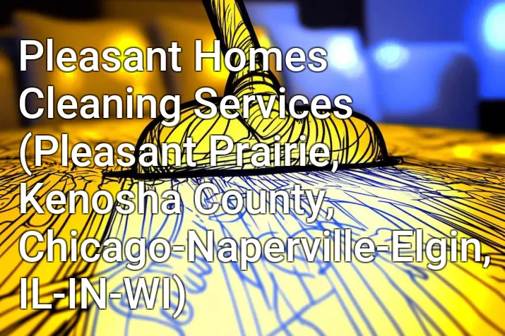 Pleasant Homes Cleaning Services (Pleasant Prairie, Kenosha County, Chicago-Naperville-Elgin, IL-IN-WI)