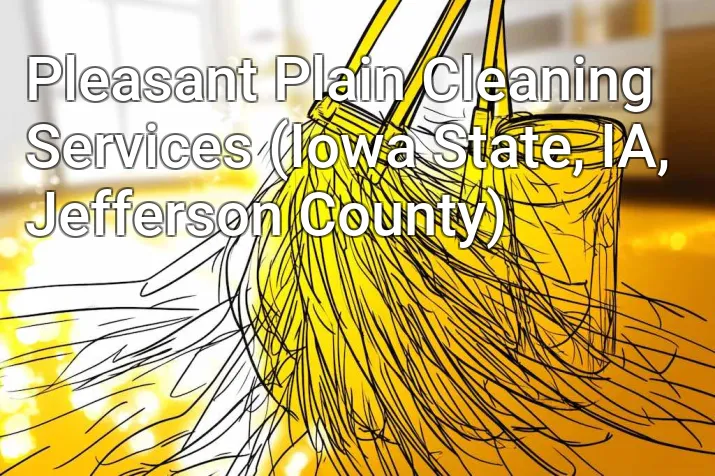 Pleasant Plain Cleaning Services (Iowa State, IA, Jefferson County)