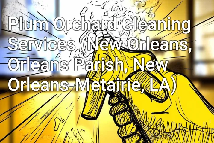 Plum Orchard Cleaning Services (New Orleans, Orleans Parish, New Orleans-Metairie, LA)