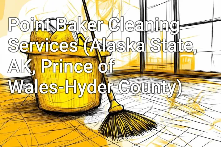 Point Baker Cleaning Services (Alaska State, AK, Prince of Wales-Hyder County)