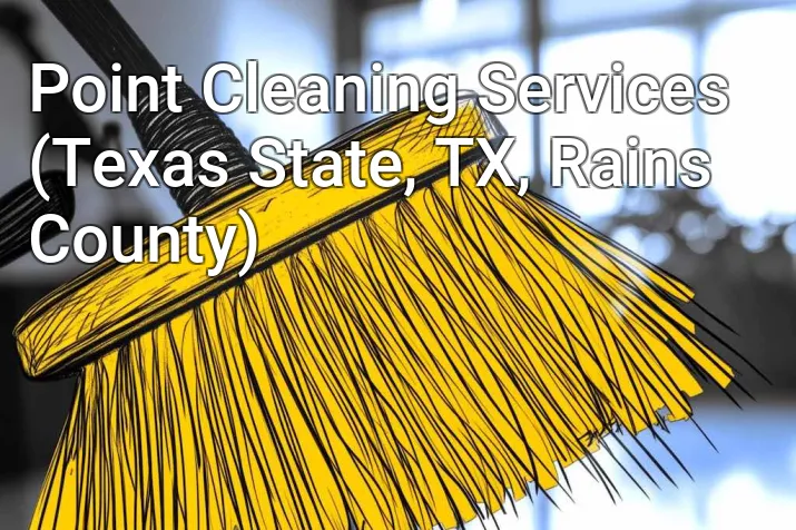 Point Cleaning Services (Texas State, TX, Rains County)