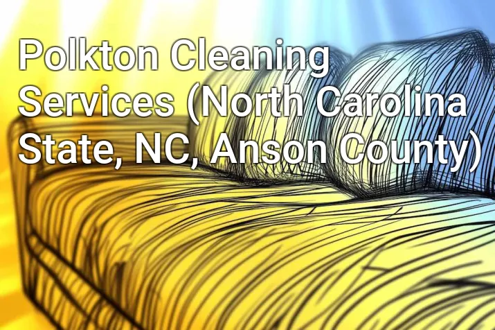 Polkton Cleaning Services (North Carolina State, NC, Anson County)