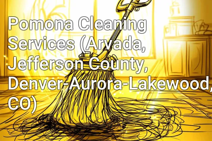 Pomona Cleaning Services (Arvada, Jefferson County, Denver-Aurora-Lakewood, CO)