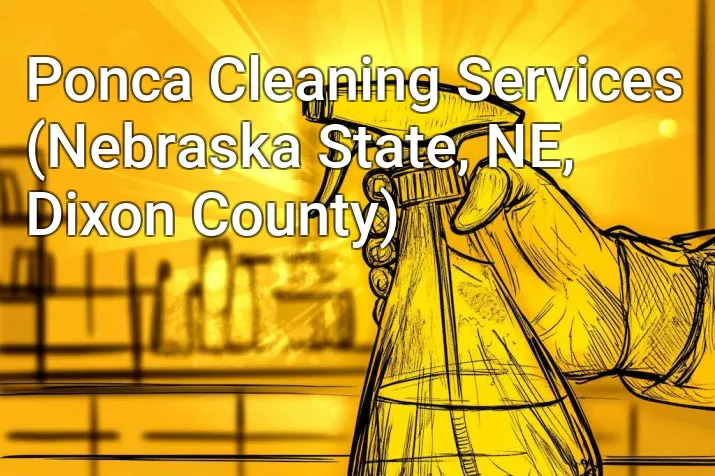 Ponca Cleaning Services (Nebraska State, NE, Dixon County)