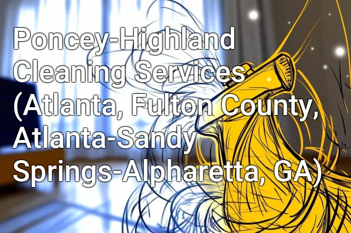 Poncey-Highland Cleaning Services (Atlanta, Fulton County, Atlanta-Sandy Springs-Alpharetta, GA)
