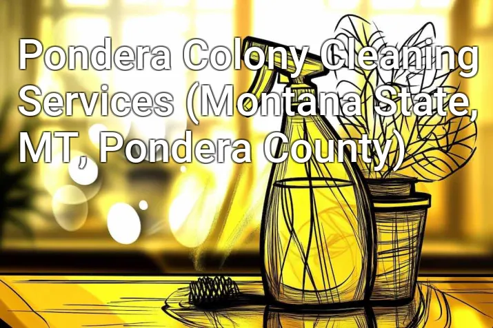 Pondera Colony Cleaning Services (Montana State, MT, Pondera County)