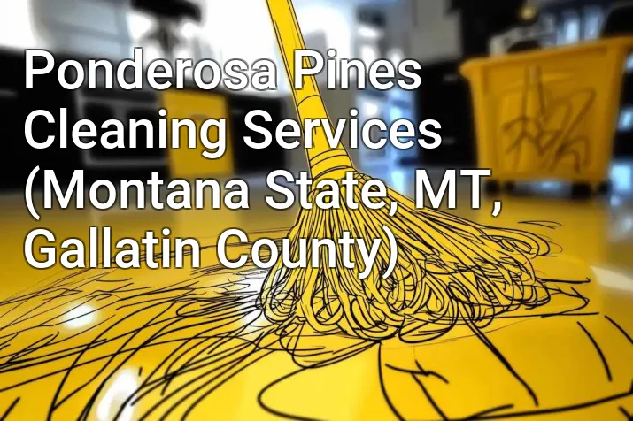 Ponderosa Pines Cleaning Services (Montana State, MT, Gallatin County)