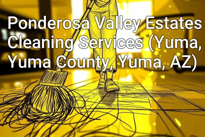 Ponderosa Valley Estates Cleaning Services (Yuma, Yuma County, Yuma, AZ)