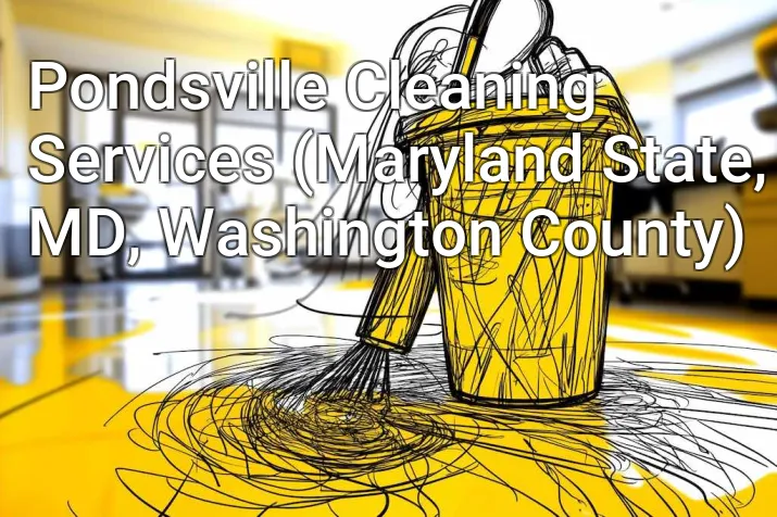 Pondsville Cleaning Services (Maryland State, MD, Washington County)