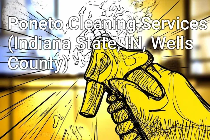 Poneto Cleaning Services (Indiana State, IN, Wells County)