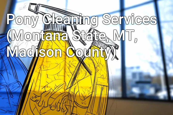 Pony Cleaning Services (Montana State, MT, Madison County)