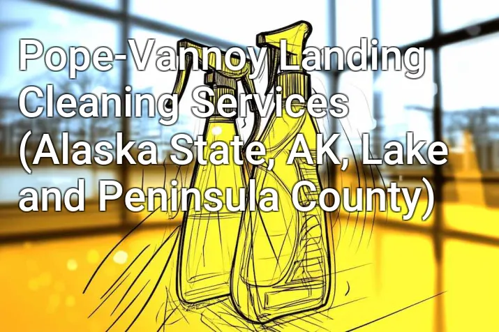 Pope-Vannoy Landing Cleaning Services (Alaska State, AK, Lake and Peninsula County)
