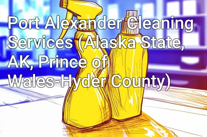 Port Alexander Cleaning Services (Alaska State, AK, Prince of Wales-Hyder County)
