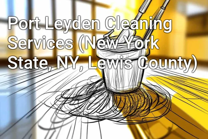 Port Leyden Cleaning Services (New York State, NY, Lewis County)