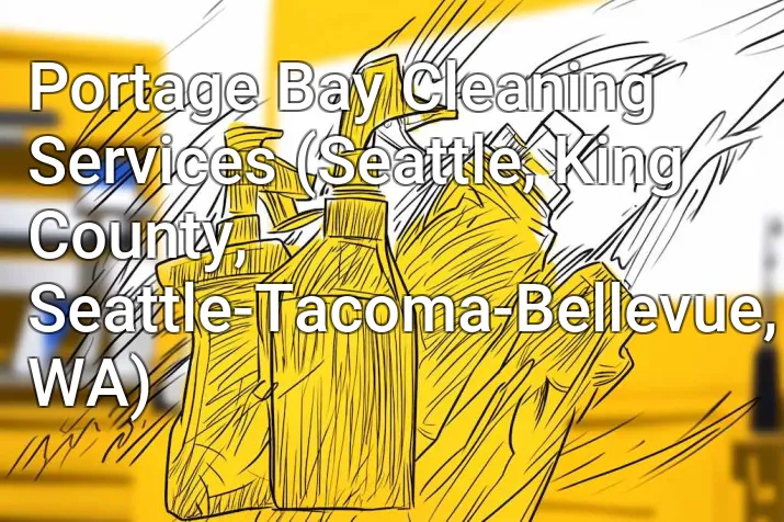 Portage Bay Cleaning Services (Seattle, King County, Seattle-Tacoma-Bellevue, WA)