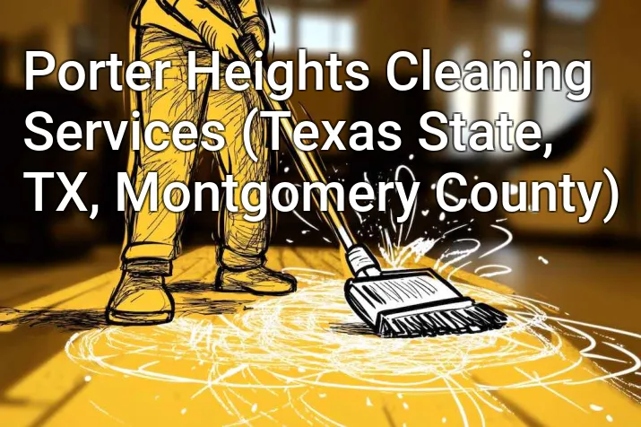 Porter Heights Cleaning Services (Texas State, TX, Montgomery County)
