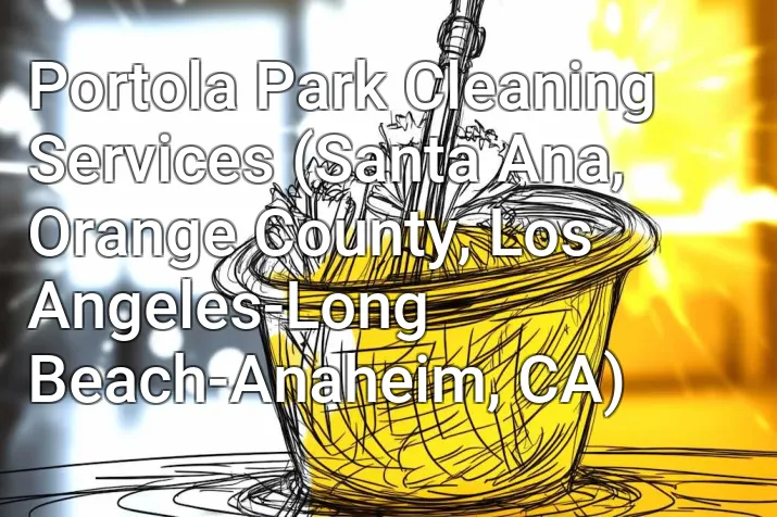 Portola Park Cleaning Services (Santa Ana, Orange County, Los Angeles-Long Beach-Anaheim, CA)